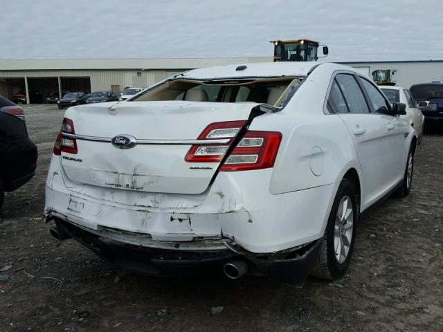 1FAHP2D86FG121339 - 2015 FORD TAURUS SE WHITE photo 4