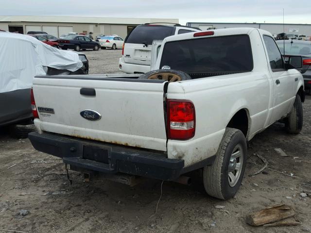 1FTYR10D98PA01345 - 2008 FORD RANGER WHITE photo 4