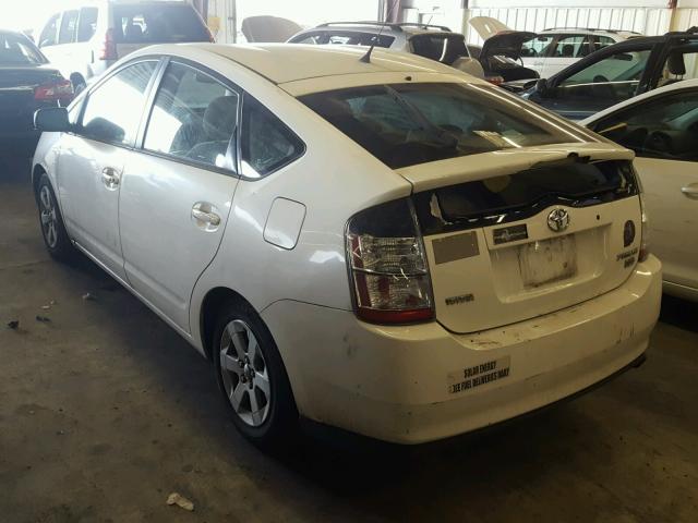 JTDKB20U140070114 - 2004 TOYOTA PRIUS WHITE photo 3