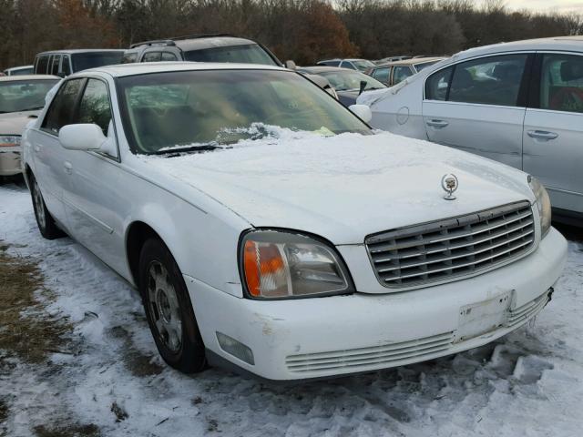 1G6KD54Y31U139790 - 2001 CADILLAC DEVILLE WHITE photo 1