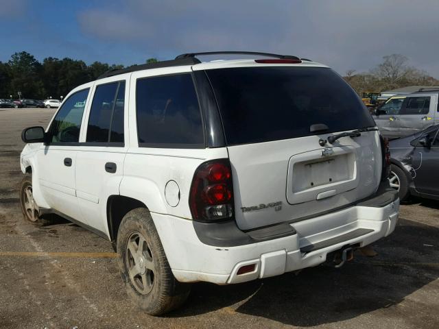 1GNDS13S562251468 - 2006 CHEVROLET TRAILBLAZE WHITE photo 3