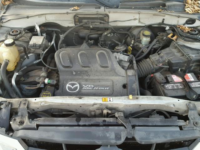 4F2CU08102KM40158 - 2002 MAZDA TRIBUTE LX SILVER photo 7