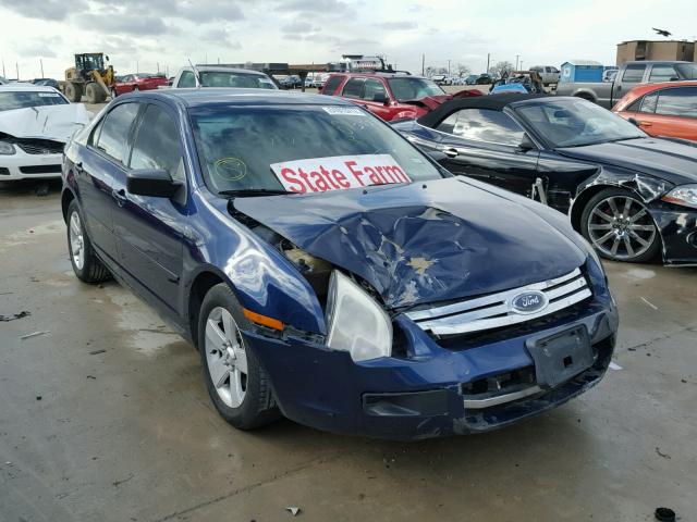 3FAHP06Z17R221191 - 2007 FORD FUSION S BLUE photo 1