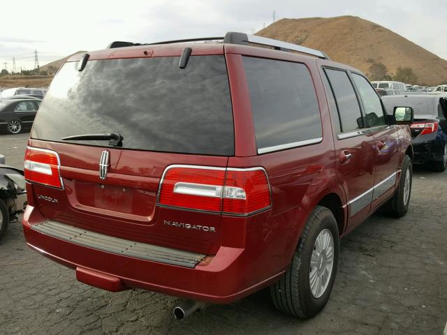 5LMJJ2H59EEL05948 - 2014 LINCOLN NAVIGATOR RED photo 4