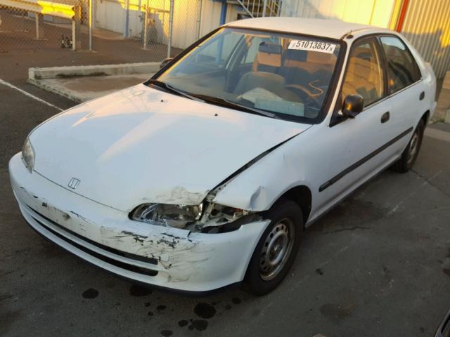 JHMEG8642SS035445 - 1995 HONDA CIVIC DX WHITE photo 2