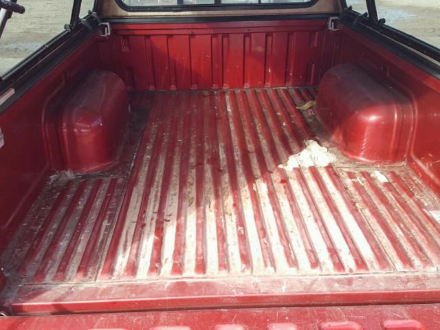 1N6SD16S8PC387480 - 1993 NISSAN TRUCK KING RED photo 9