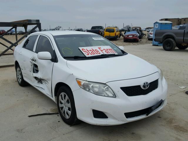 1NXBU4EE9AZ350371 - 2010 TOYOTA COROLLA BA WHITE photo 1