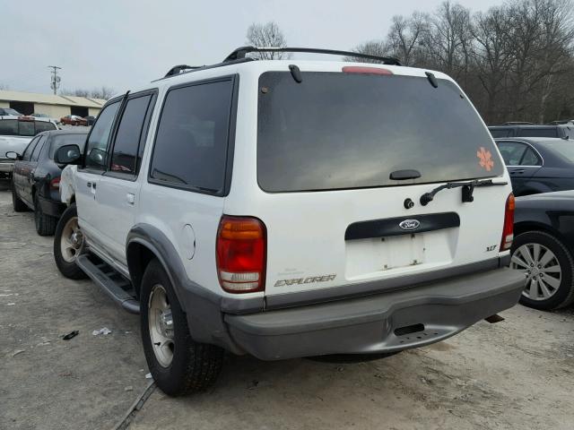 1FMZU73E6YZC59767 - 2000 FORD EXPLORER X WHITE photo 3