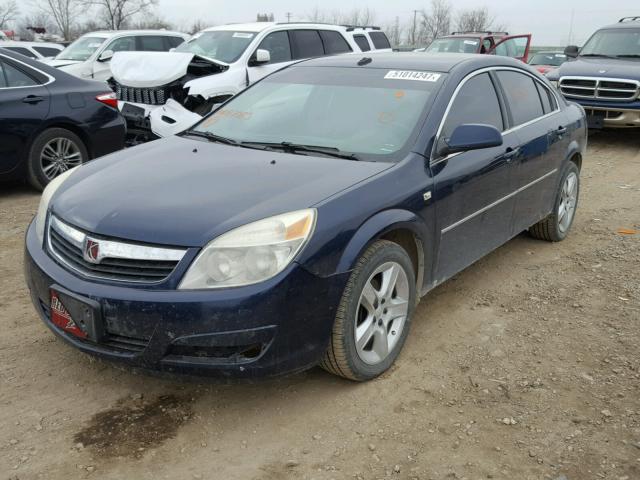 1G8ZS57B08F187085 - 2008 SATURN AURA XE BLACK photo 2