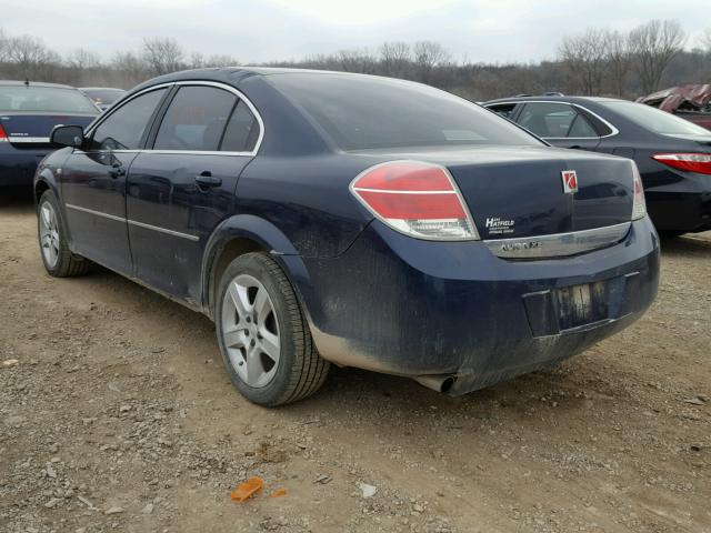 1G8ZS57B08F187085 - 2008 SATURN AURA XE BLACK photo 3