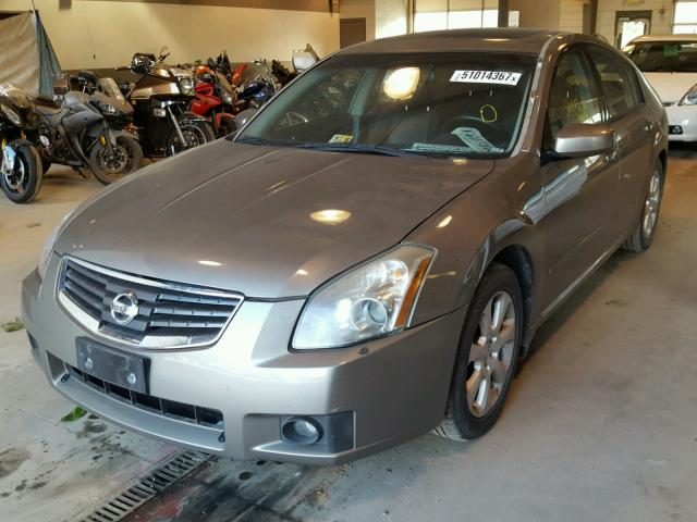 1N4BA41E47C801469 - 2007 NISSAN MAXIMA SE GRAY photo 2