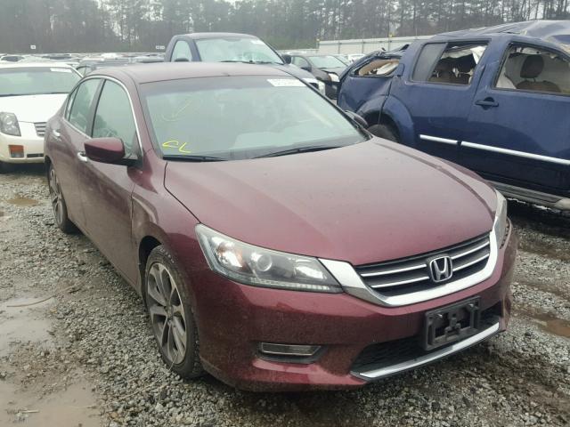 1HGCR2F58DA149629 - 2013 HONDA ACCORD SPO BURGUNDY photo 1