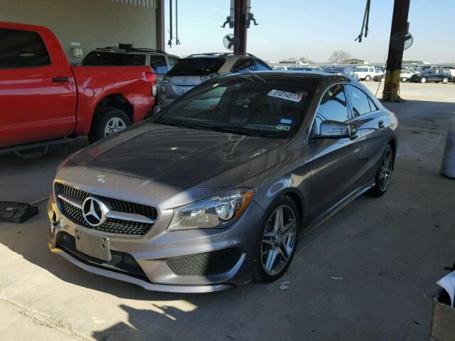 WDDSJ4EB2EN153163 - 2014 MERCEDES-BENZ CLA 250 GRAY photo 2