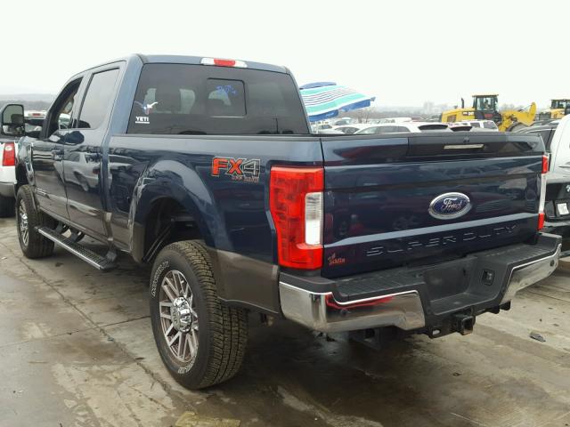 1FT7W2BT4HEB17319 - 2017 FORD F250 SUPER BLUE photo 3