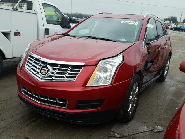 3GYFNBE37GS511972 - 2016 CADILLAC SRX LUXURY RED photo 2