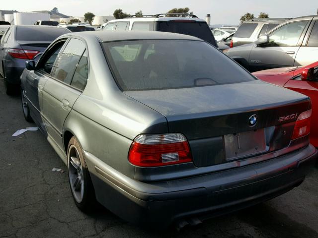 WBADN63422GN86857 - 2002 BMW 540 I AUTO GRAY photo 3