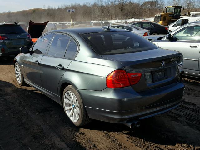 WBAPK7C52BA819952 - 2011 BMW 328 XI BLUE photo 3