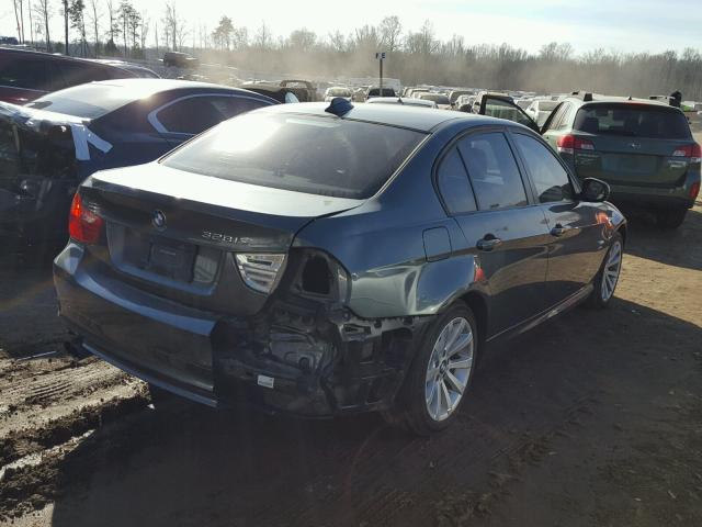 WBAPK7C52BA819952 - 2011 BMW 328 XI BLUE photo 4