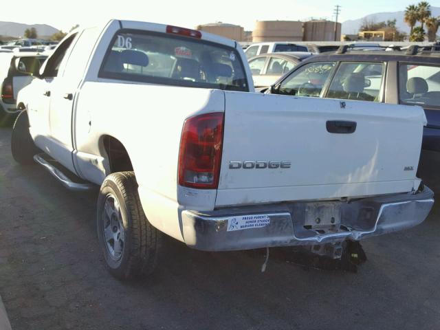 1D7HA18D64S630764 - 2004 DODGE RAM 1500 S WHITE photo 3