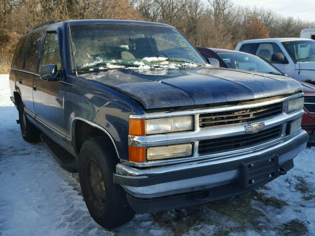 1GNEK13R7XJ358465 - 1999 CHEVROLET TAHOE K150 BLUE photo 1