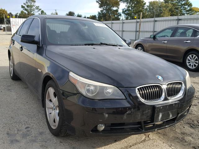 WBANF33567CW69117 - 2007 BMW 525 XI Սև լուսանկար 1
