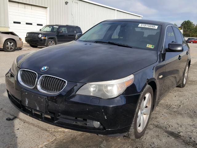 WBANF33567CW69117 - 2007 BMW 525 XI Սև լուսանկար 2