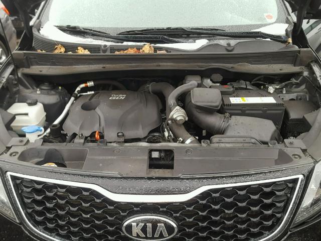 KNDPCCA65D7383179 - 2013 KIA SPORTAGE S BLACK photo 7