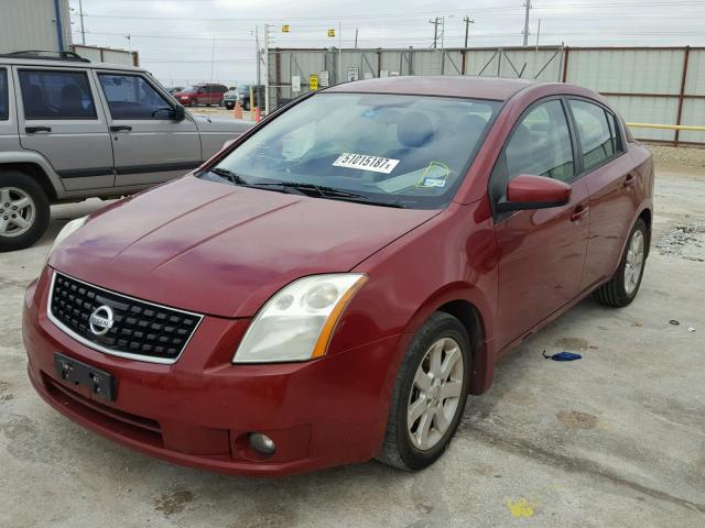 3N1AB61E88L744815 - 2008 NISSAN SENTRA 2.0 RED photo 2