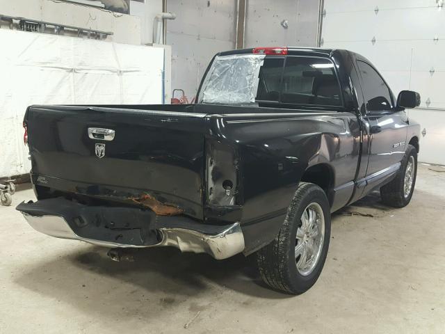 1D7HA16N85J552197 - 2005 DODGE RAM 1500 S BLACK photo 4