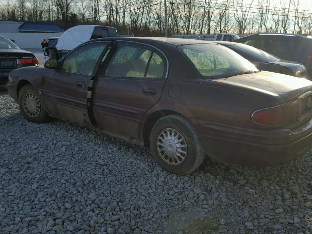 1G4HP52K634133090 - 2003 BUICK LESABRE CU MAROON photo 3