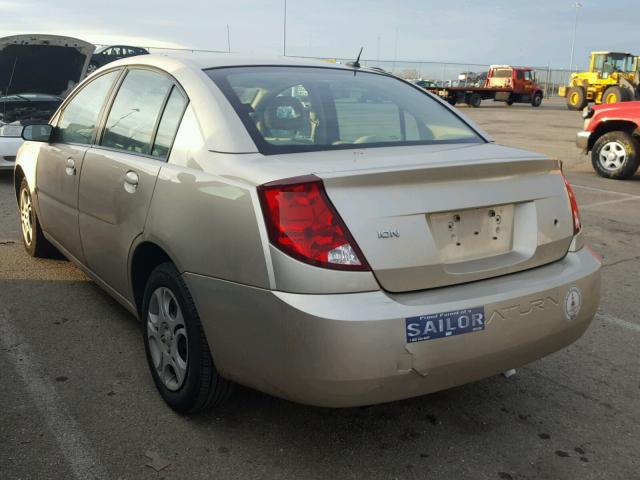 1G8AJ54F55Z127711 - 2005 SATURN ION LEVEL BEIGE photo 3