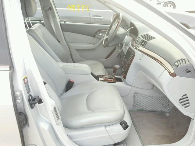 WDBNG75J42A311910 - 2002 MERCEDES-BENZ S 500 SILVER photo 5