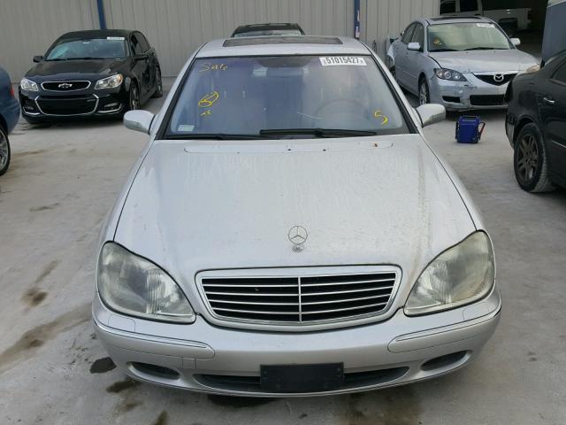 WDBNG75J42A311910 - 2002 MERCEDES-BENZ S 500 SILVER photo 9