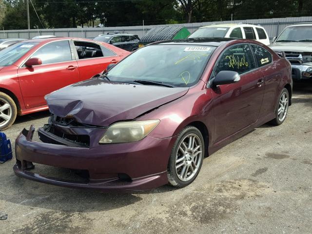 JTKDE177860114566 - 2006 TOYOTA SCION TC 勃艮第红 照片 2
