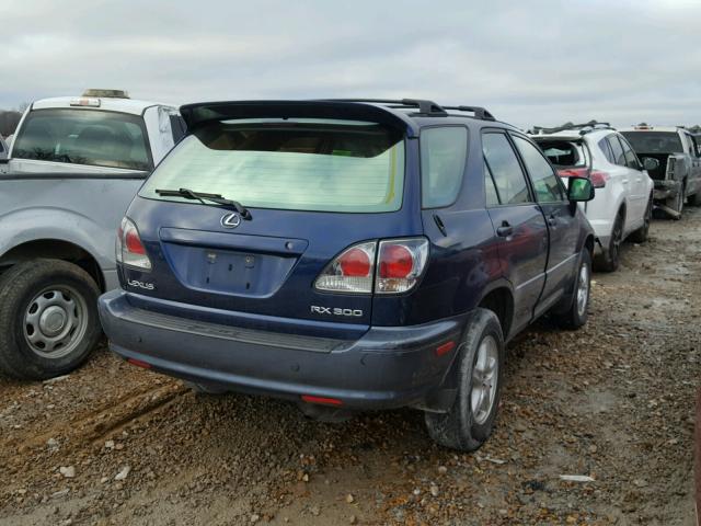 JTJHF10U930312765 - 2003 LEXUS RX 300 BLUE photo 4