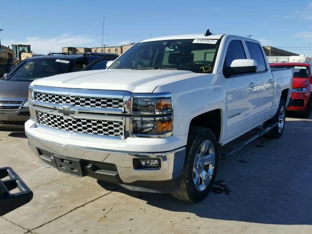 3GCPCREH0FG230408 - 2015 CHEVROLET SILVERADO WHITE photo 2