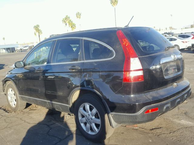 3CZRE38549G704473 - 2009 HONDA CR-V EX BLACK photo 3