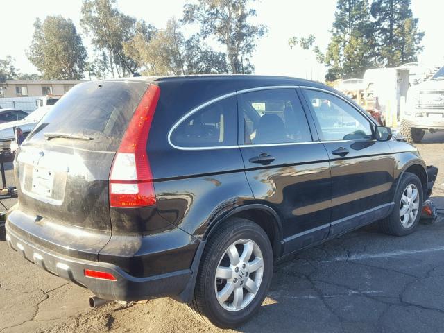 3CZRE38549G704473 - 2009 HONDA CR-V EX BLACK photo 4