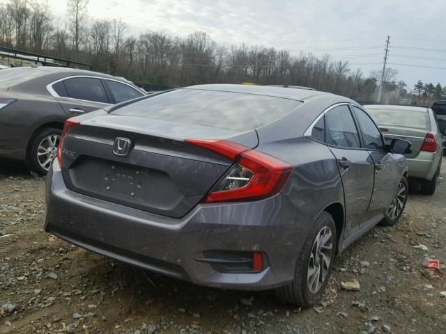 2HGFC2F71GH506171 - 2016 HONDA CIVIC EX GRAY photo 4