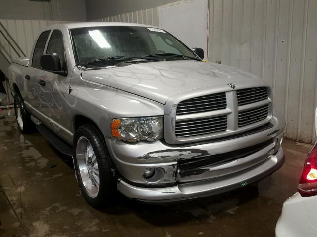 1D7HA18D63S281572 - 2003 DODGE RAM 1500 S SILVER photo 1