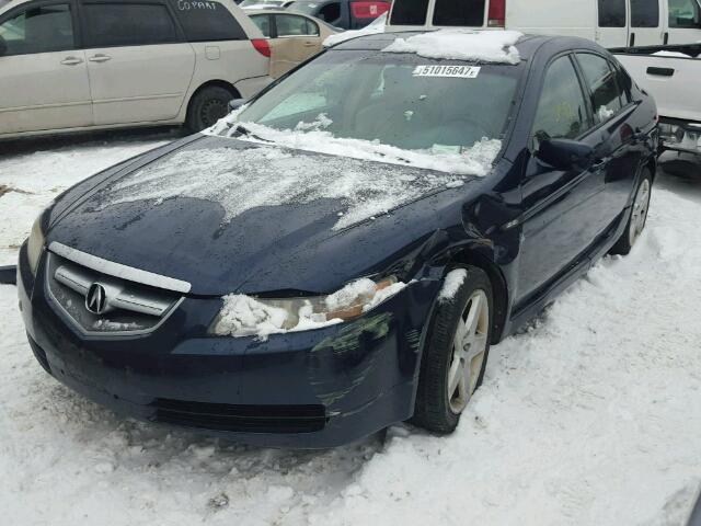 19UUA66235A069052 - 2005 ACURA TL BLUE photo 2