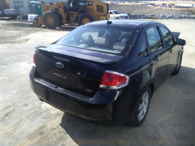 1FAHP36N09W118262 - 2009 FORD FOCUS SES BLACK photo 4