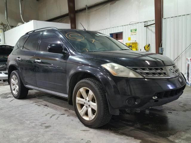 JN8AZ08W97W608839 - 2007 NISSAN MURANO BLACK photo 1