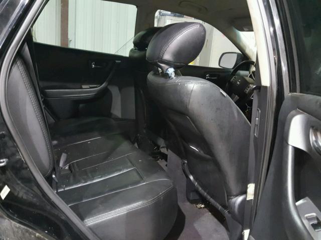 JN8AZ08W97W608839 - 2007 NISSAN MURANO BLACK photo 6