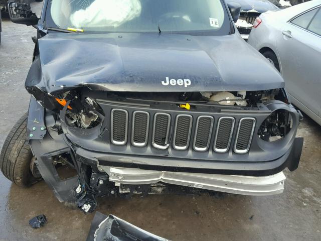 ZACCJBBB1HPE81886 - 2017 JEEP RENEGADE L BLACK photo 7