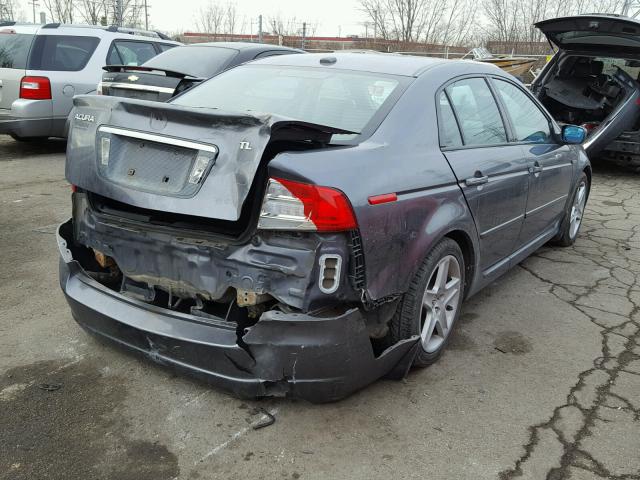 19UUA66274A063558 - 2004 ACURA TL GRAY photo 4