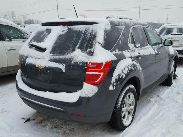 2GNALCEK7H1597002 - 2017 CHEVROLET EQUINOX LT GRAY photo 4