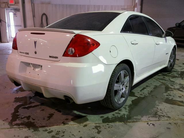 1G2ZM577X84253833 - 2008 PONTIAC G6 GXP WHITE photo 4