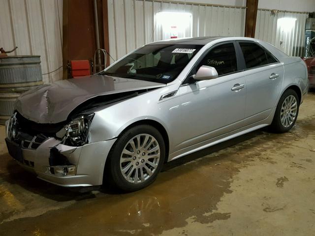 1G6DP5E31D0121903 - 2013 CADILLAC CTS PREMIU SILVER photo 2