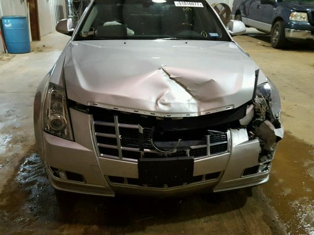 1G6DP5E31D0121903 - 2013 CADILLAC CTS PREMIU SILVER photo 9